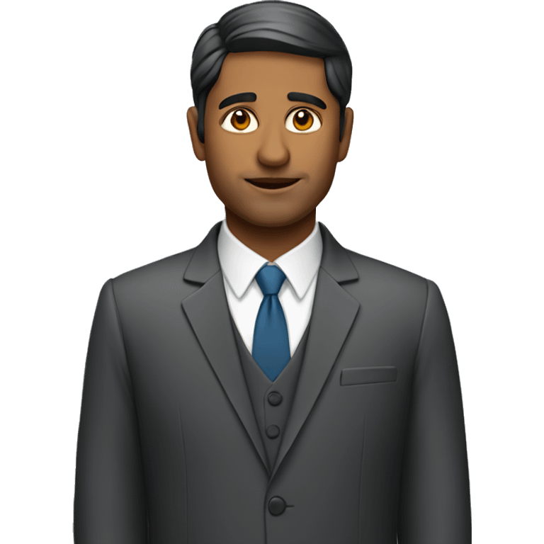 Indian man wearing a suit  emoji