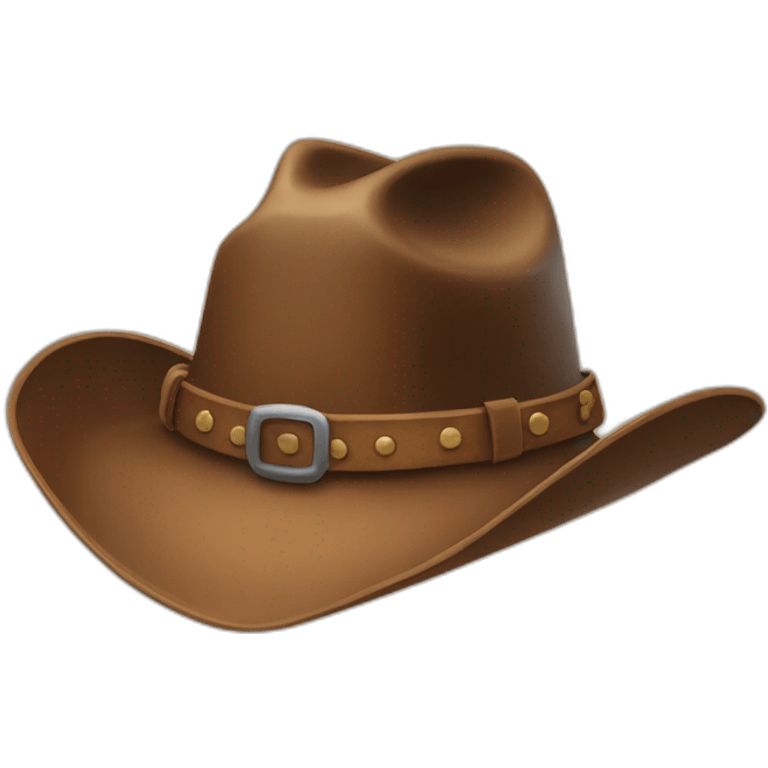 cowboy hat nod emoji