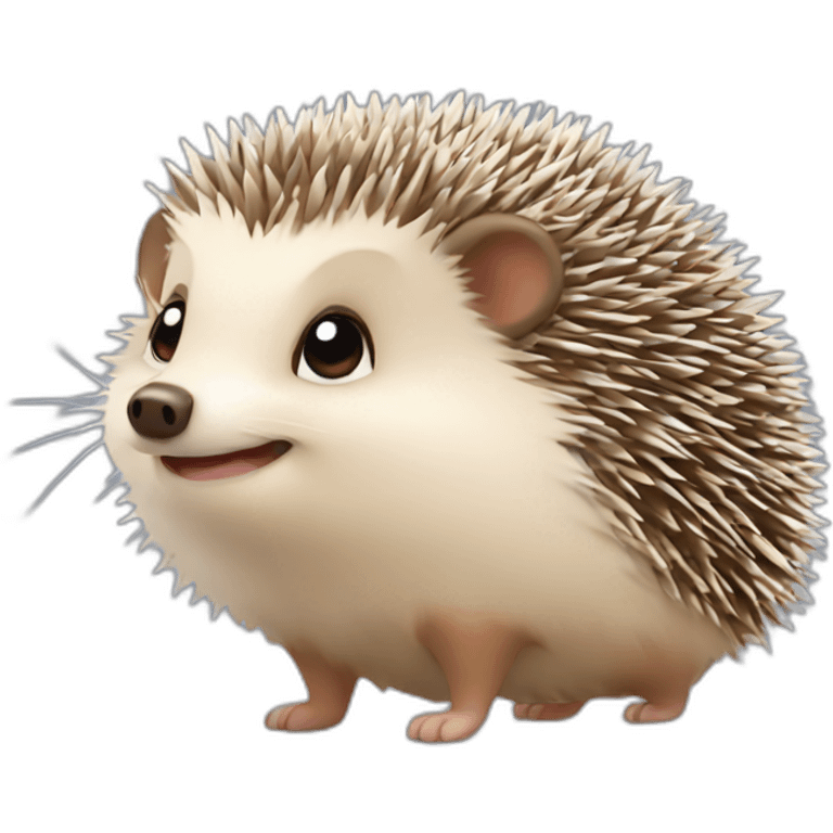 cute hedgehog emoji