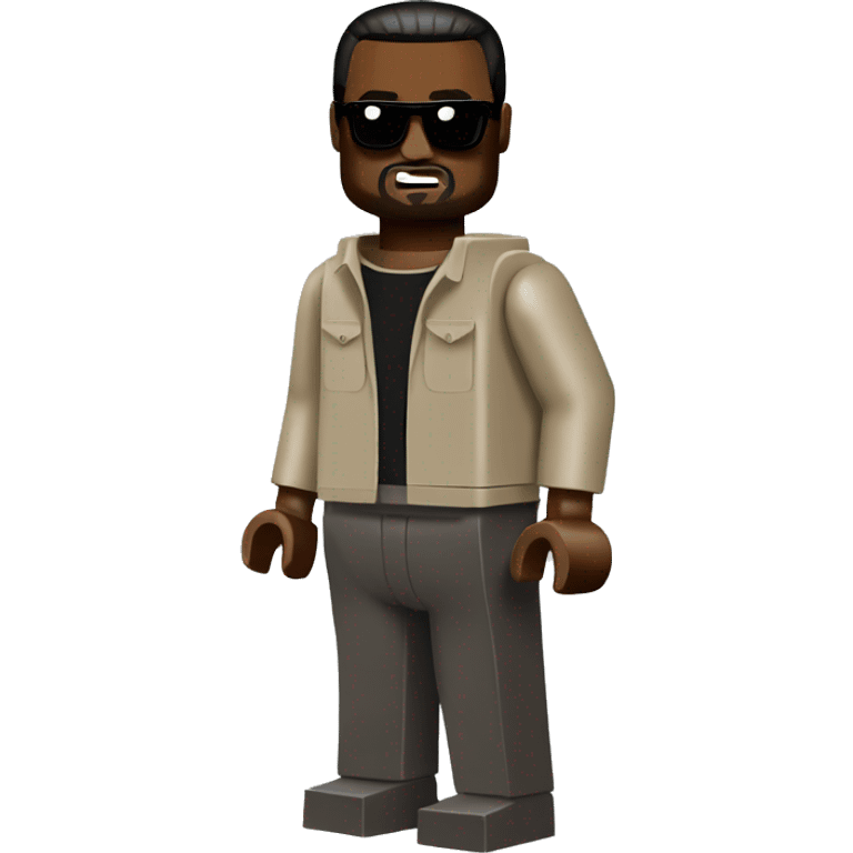 KANYE WEST lego full body emoji