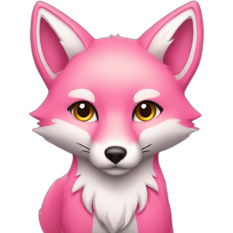 pink fox emoji