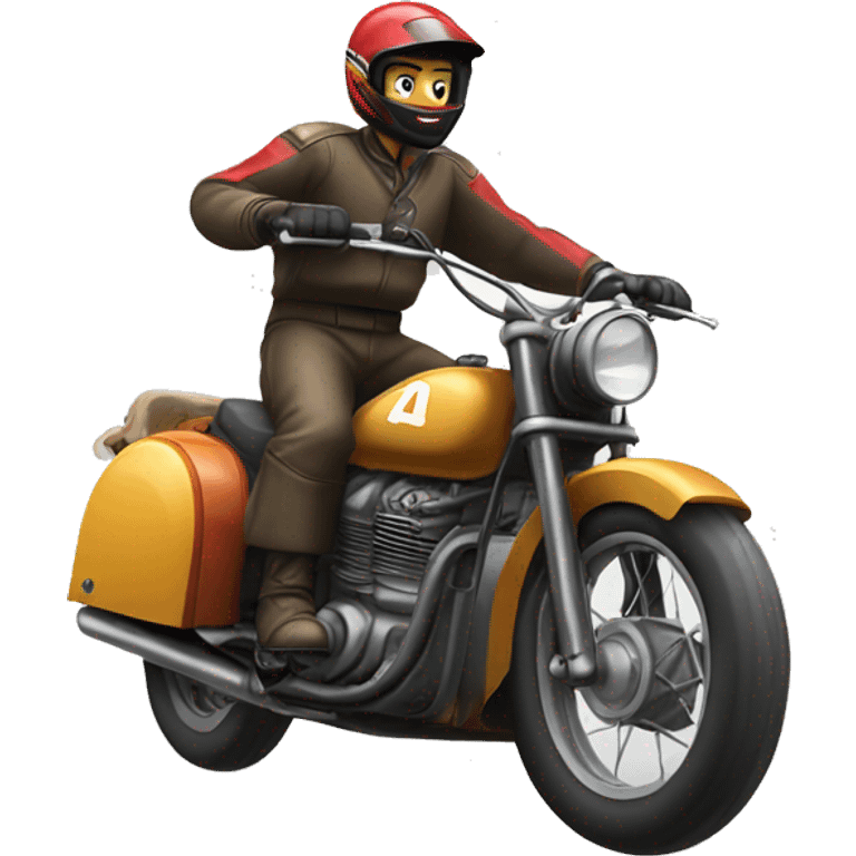 Sidecar motorcross emoji