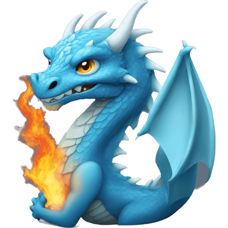 dragon ice and fire emoji