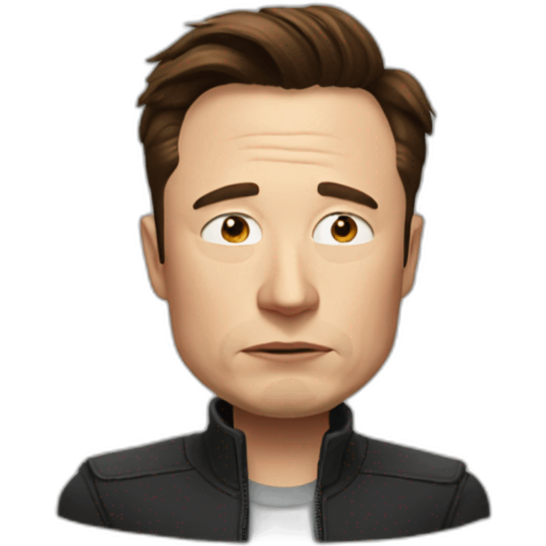 Elon musk sad emoji