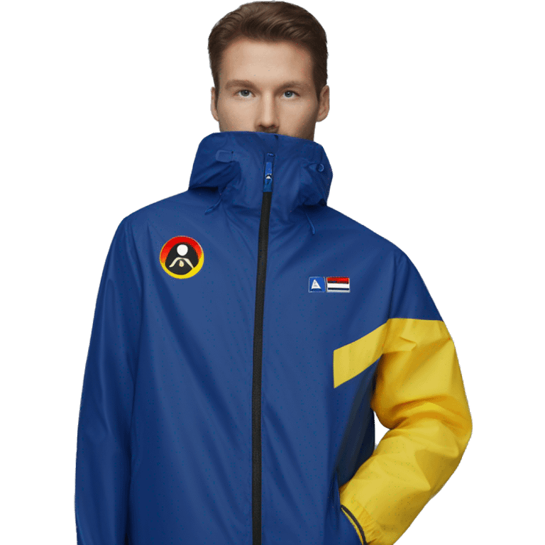 K-way jacket LE VRAI 3.0 CLAUDE Blue Royal Marine emoji