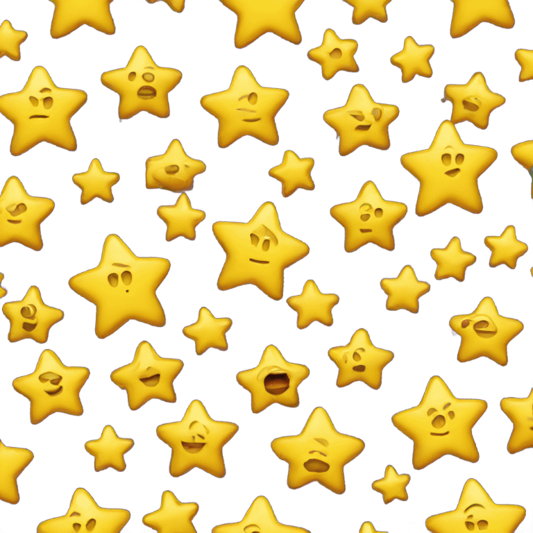 A walking yellow star emoji