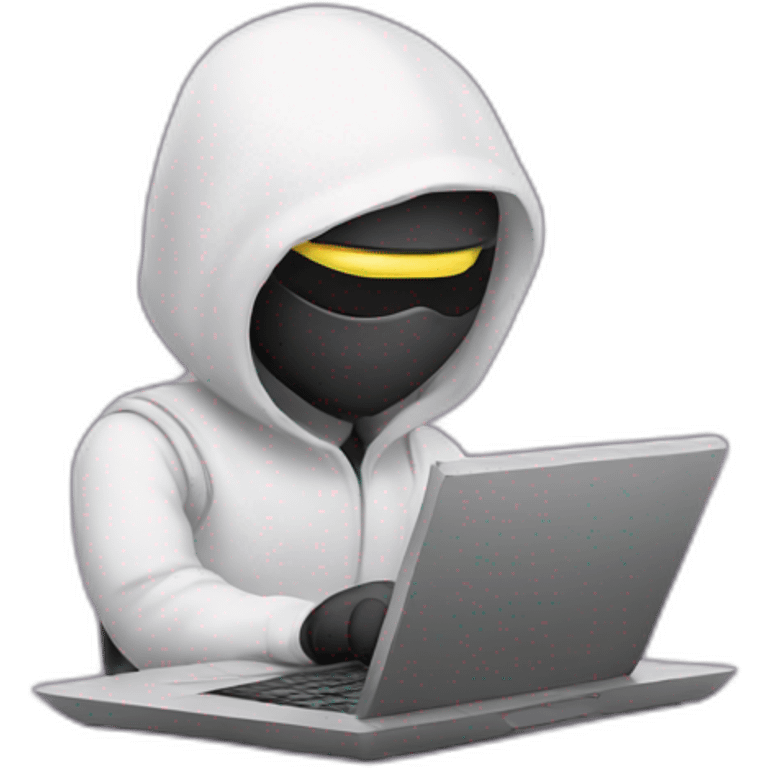 Ninja with a laptop emoji