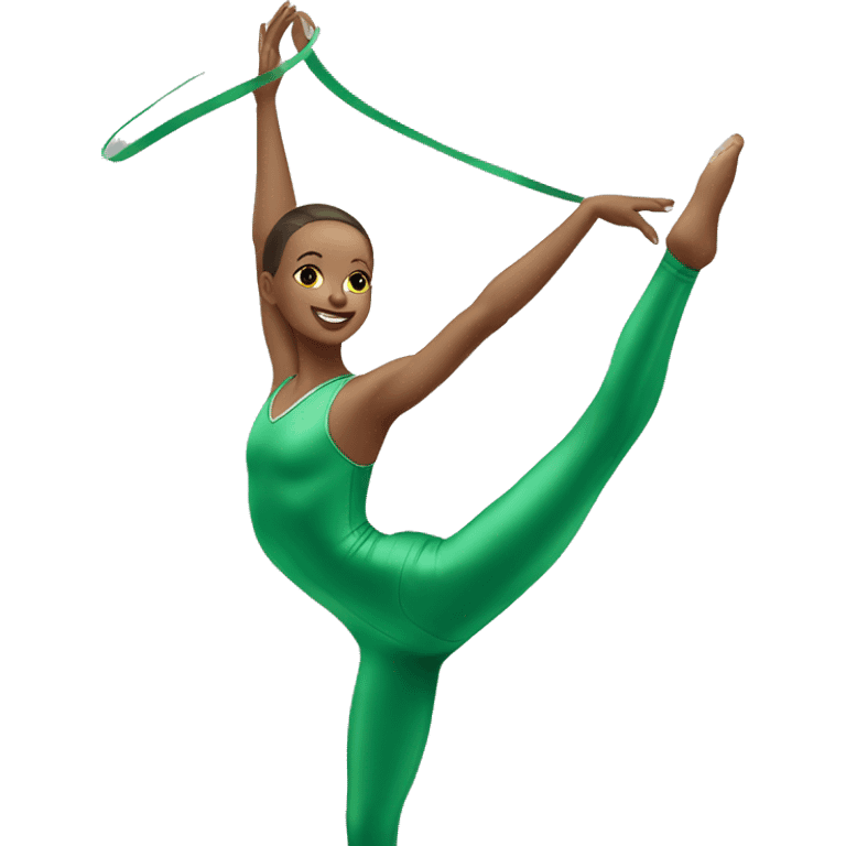 rhythmic gymnastics Green emoji