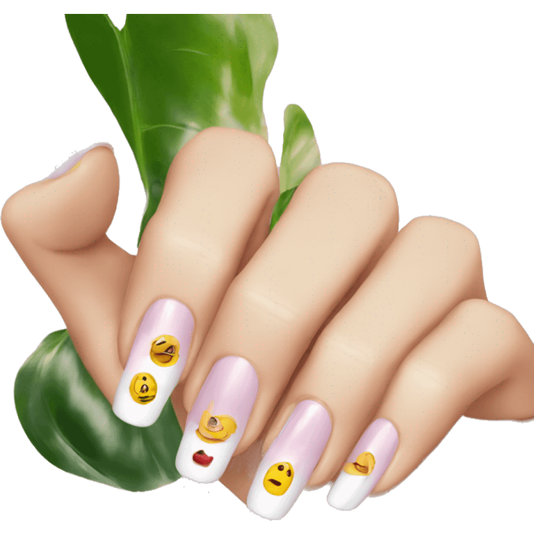 Fresh manicure  emoji