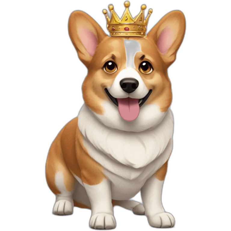 queen-corgi emoji