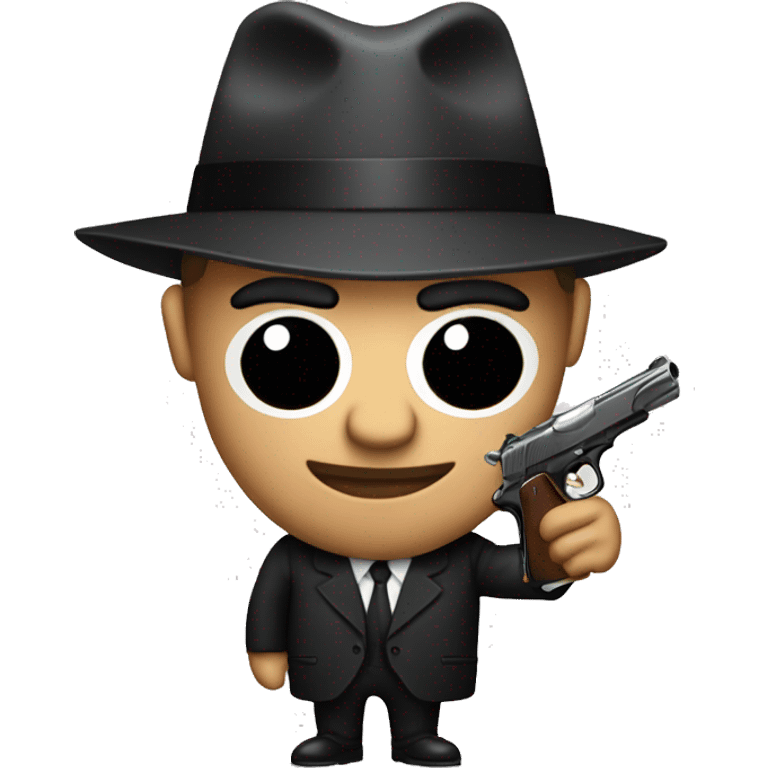 mafia with pistol emoji