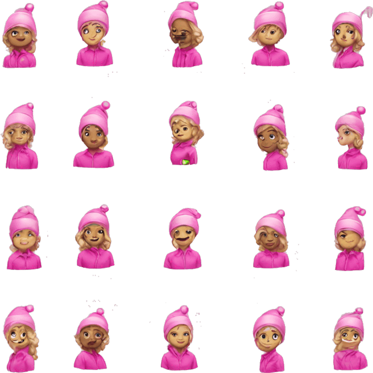 Pink Christmas  emoji