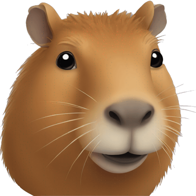 A real capybara emoji