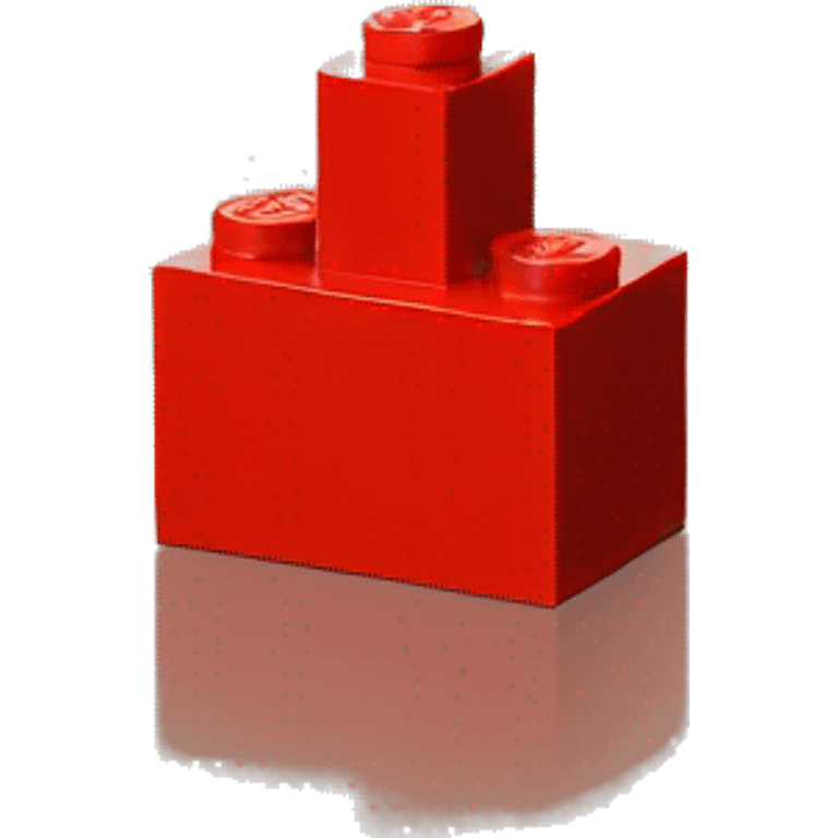 red lego brick emoji