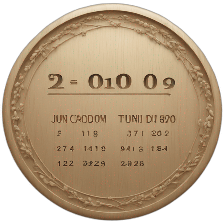 a plaque with the dates of the deceased emoji