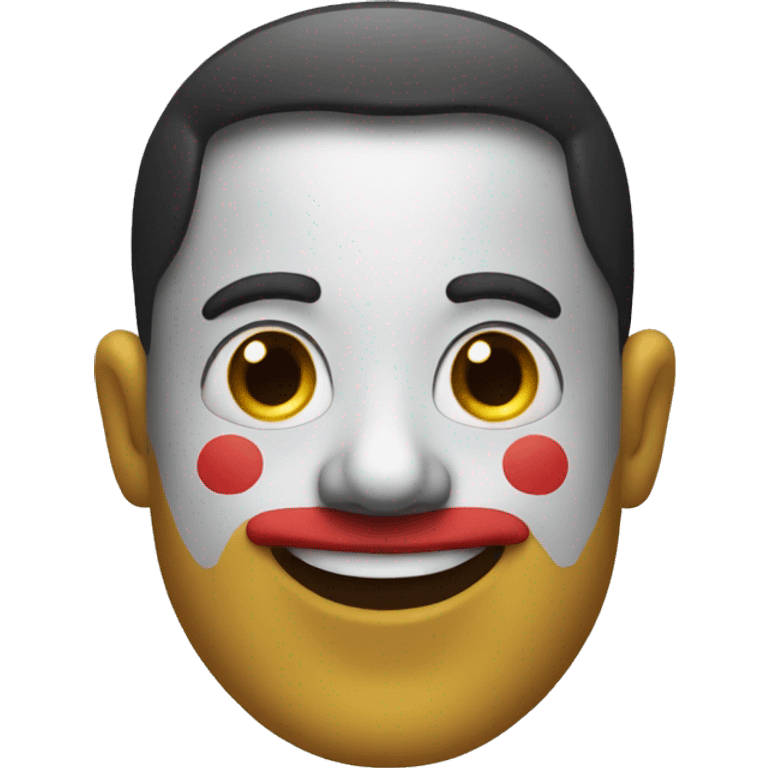 Me with a clown face emoji