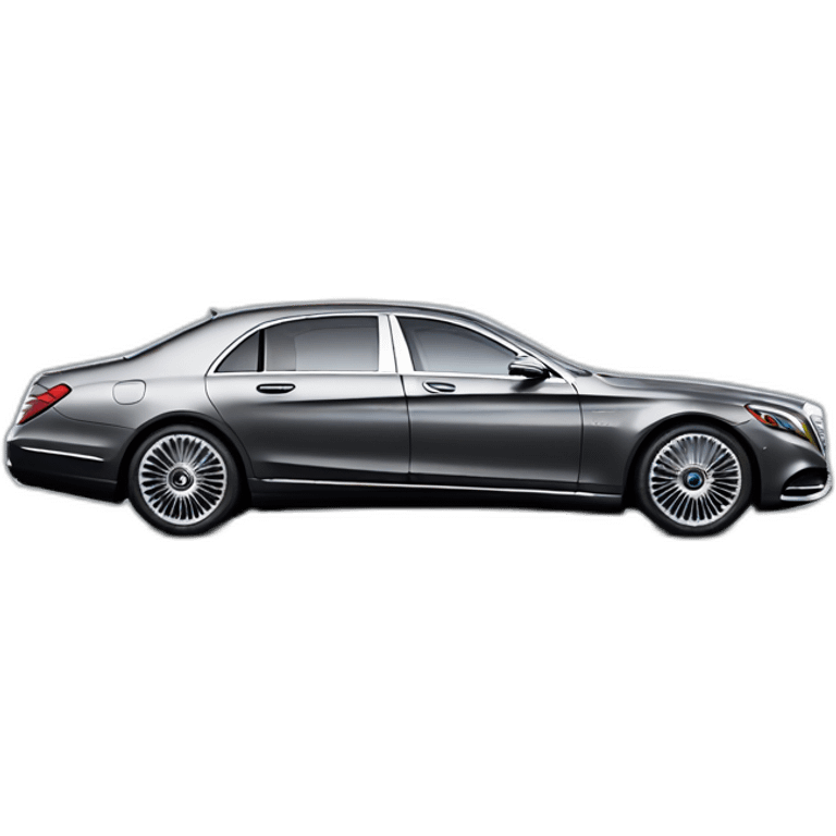 Mercedes maybach profile view emoji