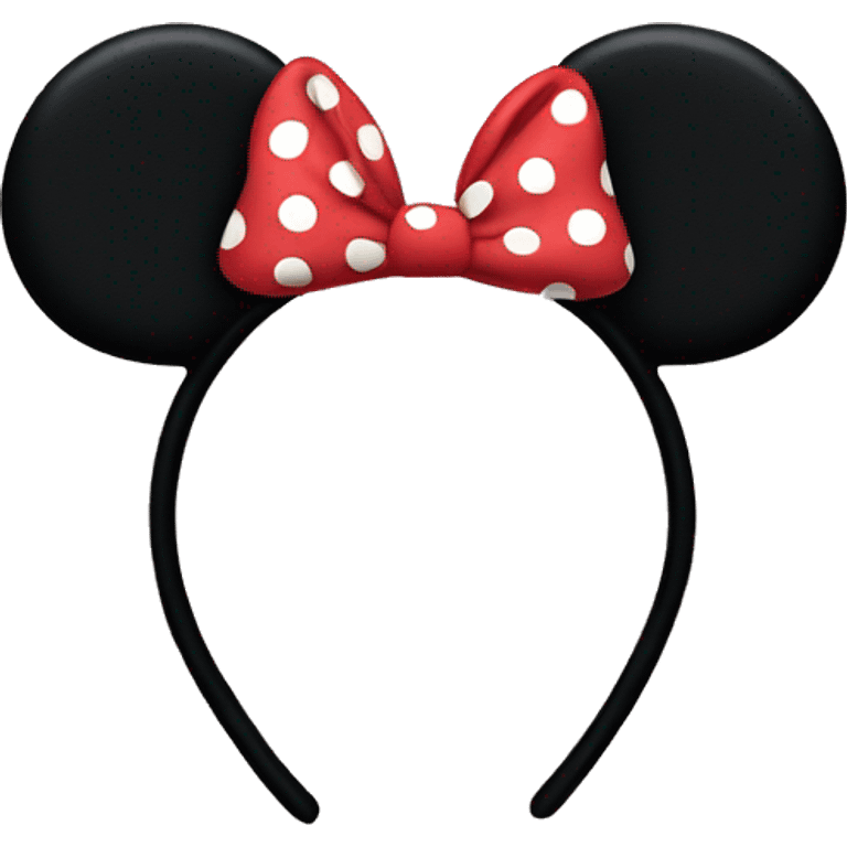 Minnie mouse ears emoji