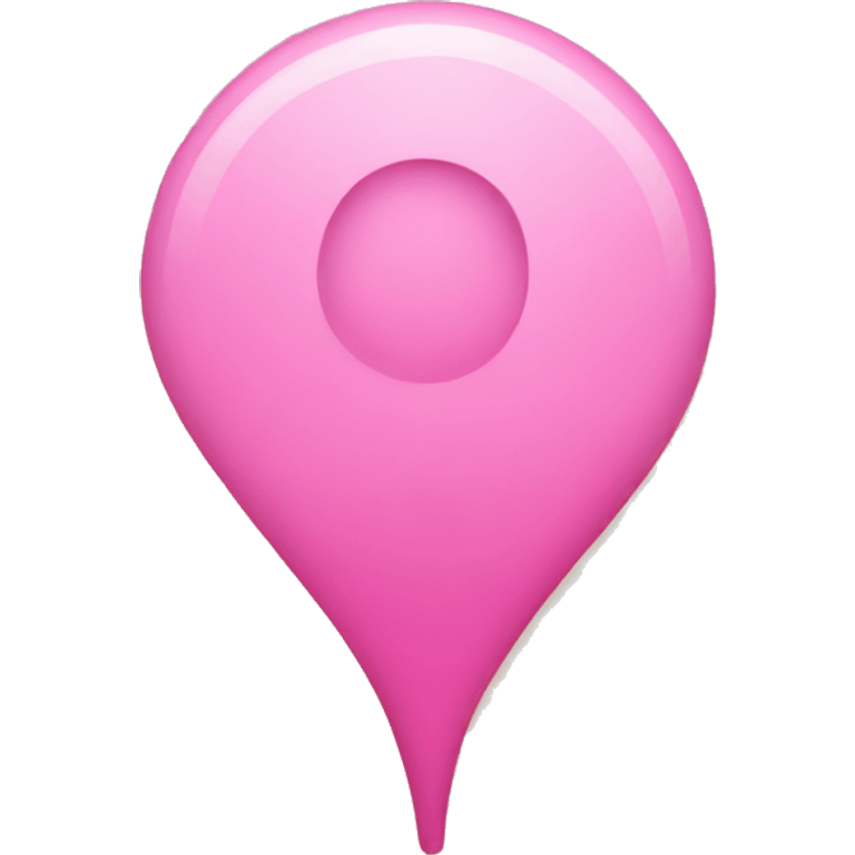 location pin  is pink emoji