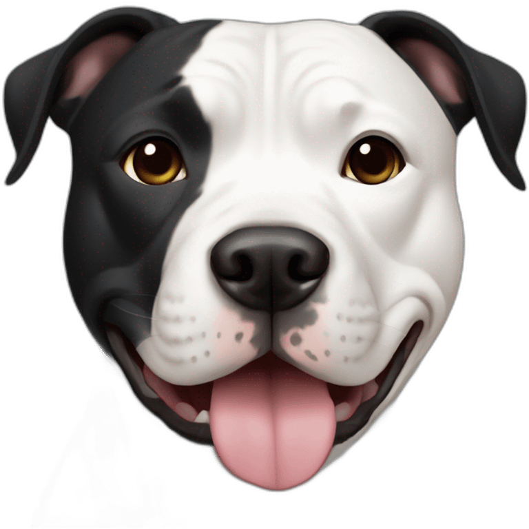 black staffordshire terrier emoji