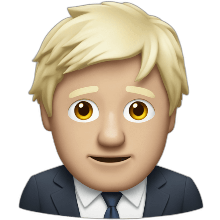 Boris Johnson builds back better emoji