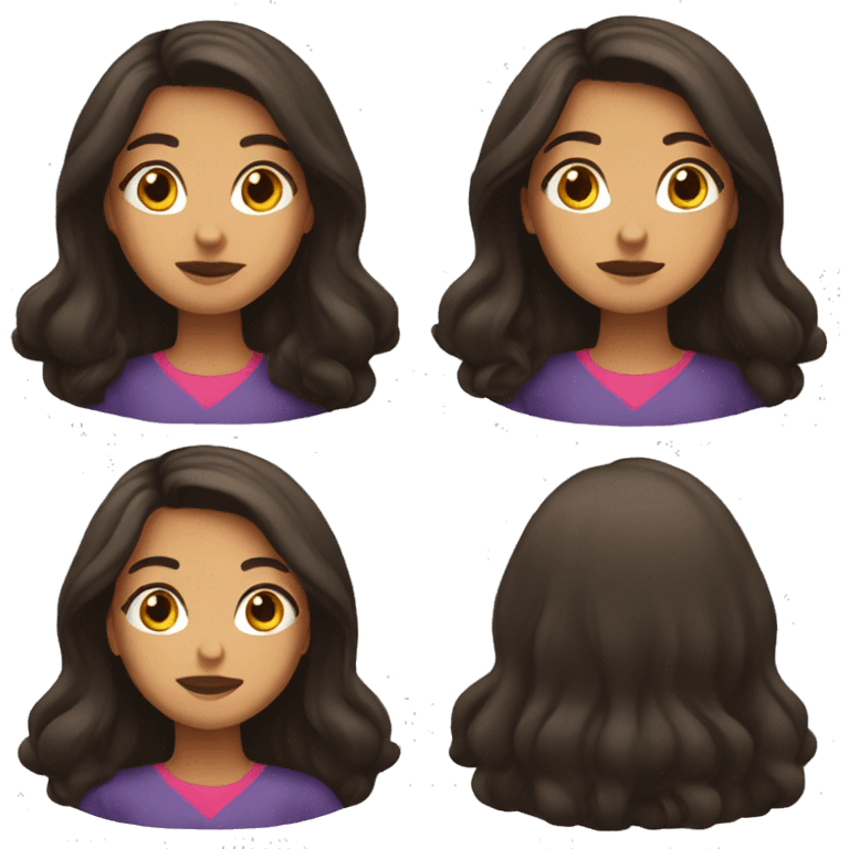 BRUNE GIRL EMOJI emoji