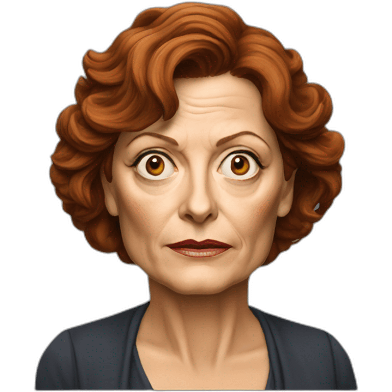 Susan Sarandon serious emoji