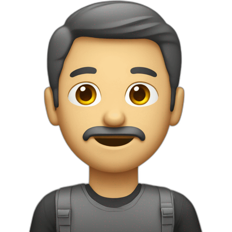 hombre canoso con cámara en mano emoji