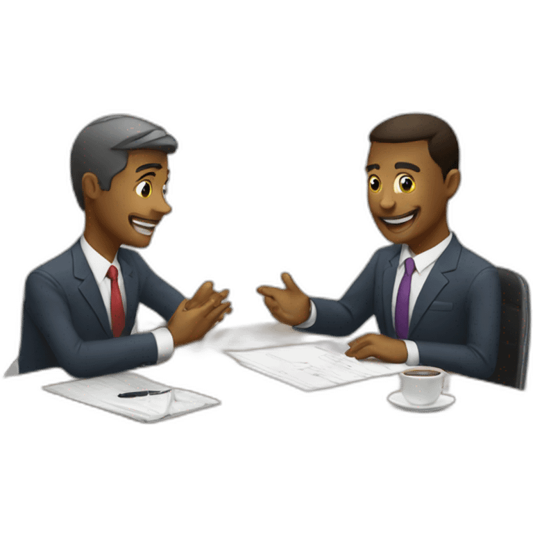 a business meeting emoji