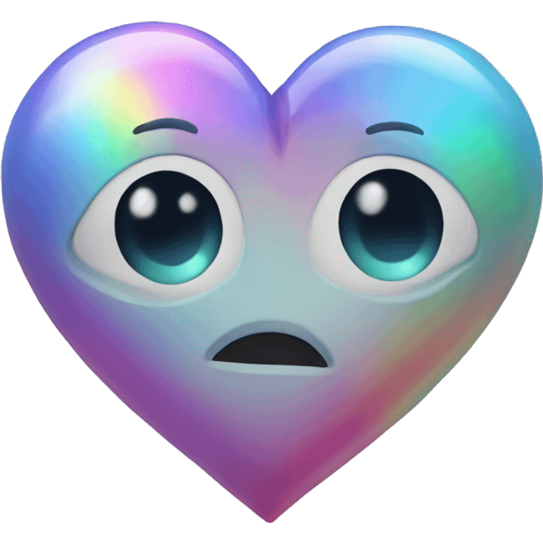 Iridescent brokenheart  emoji