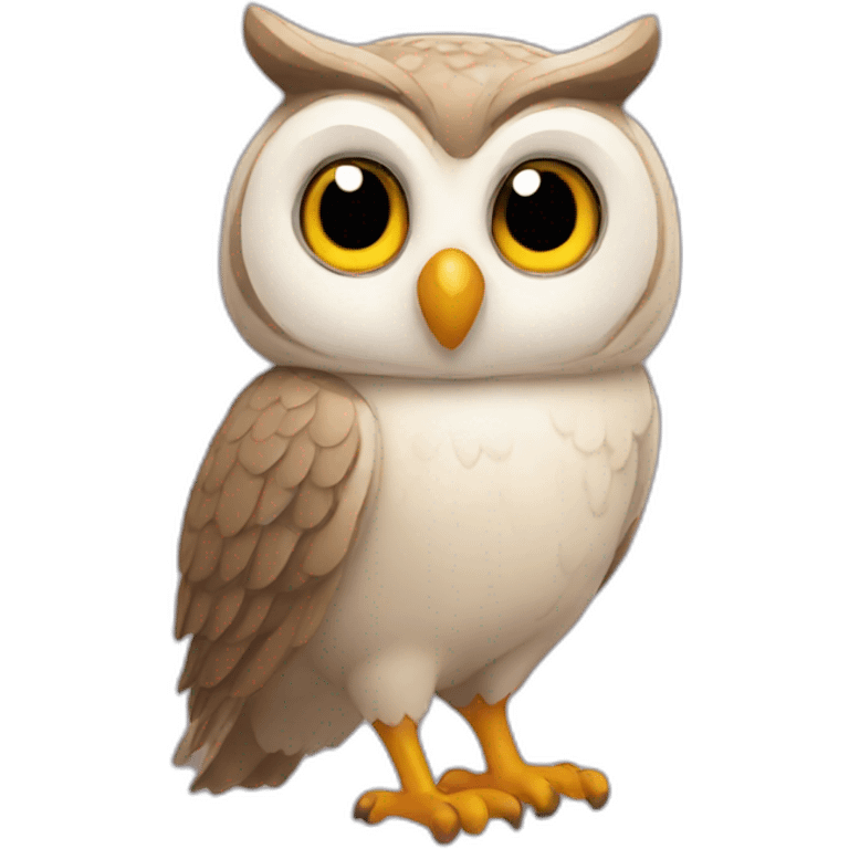 Lovely owl emoji