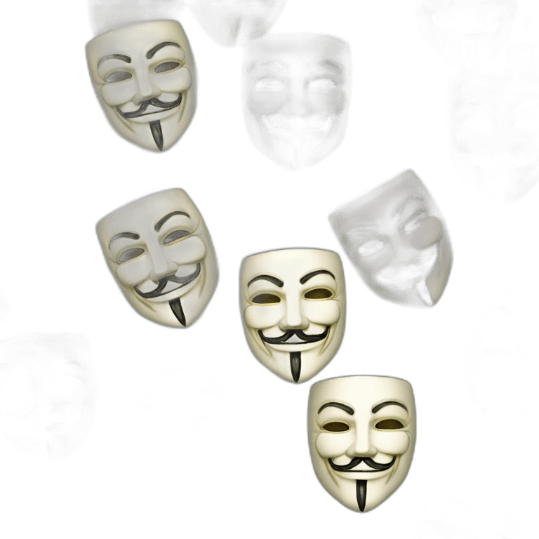 v for vendetta mask emoji