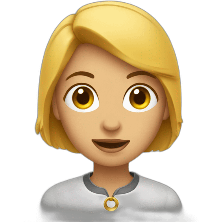 woman with bell emoji