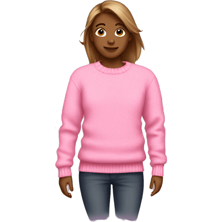 Pink jumper  emoji