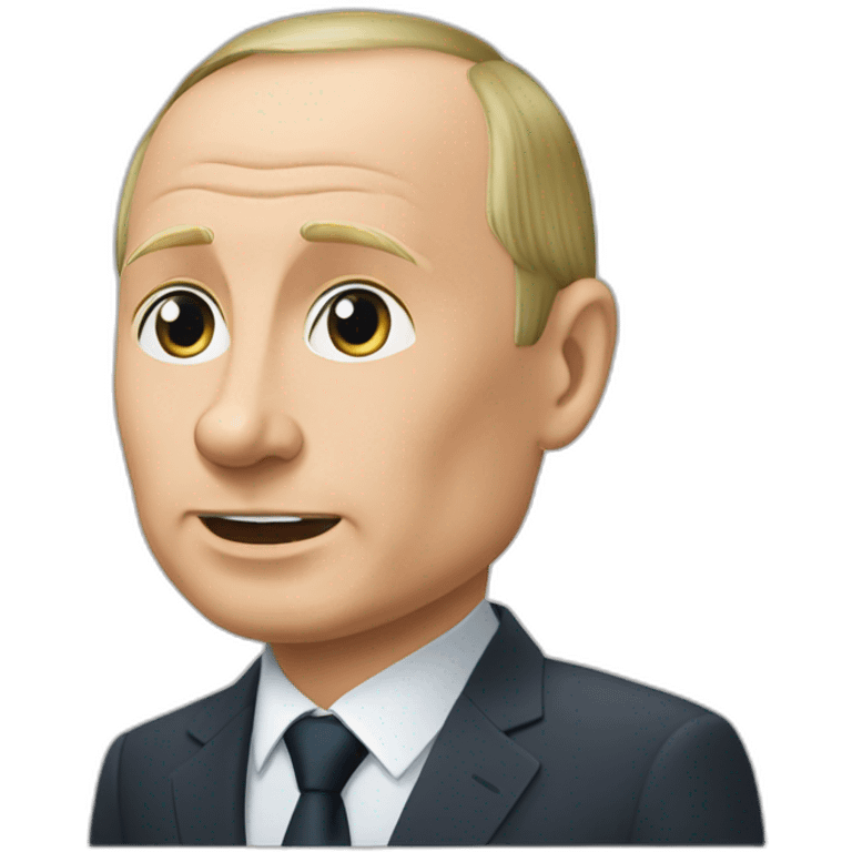 Putin en panique hystérique emoji