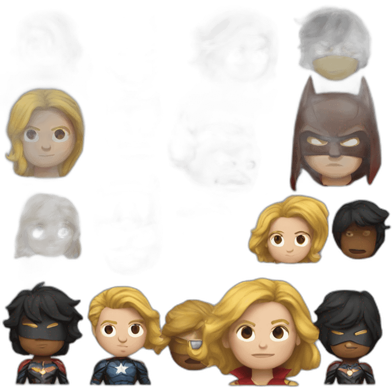 Chat super heros emoji