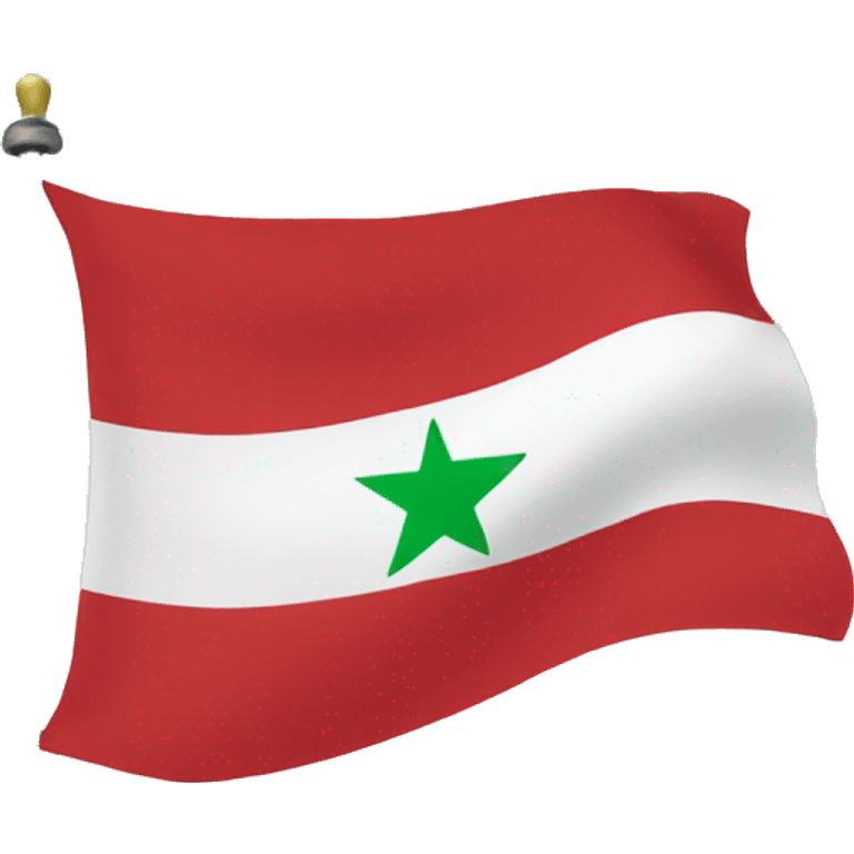 New flag of Syria emoji