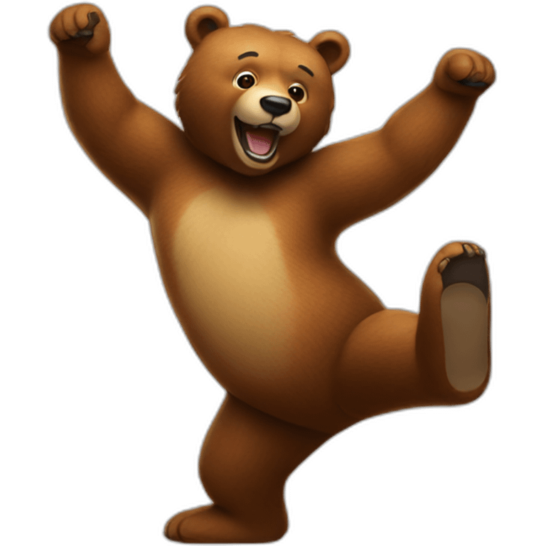 Dancing Bear emoji