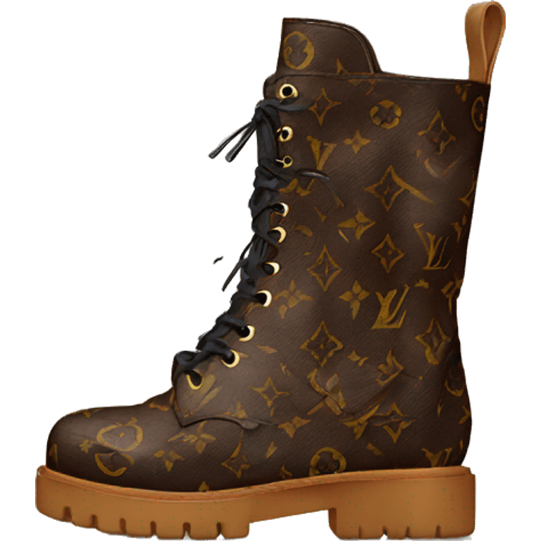 Louis Vuitton boots emoji