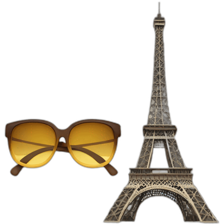 Tour Eiffel brille emoji