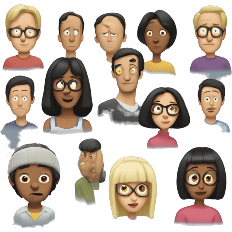 Bobs Burgers Characters emoji