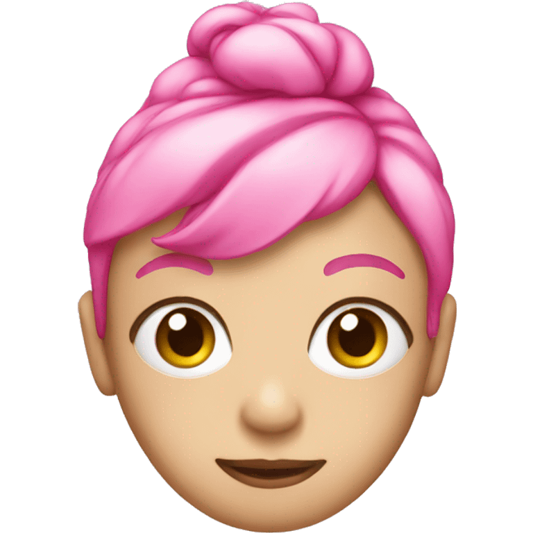 Holiday pink emoji