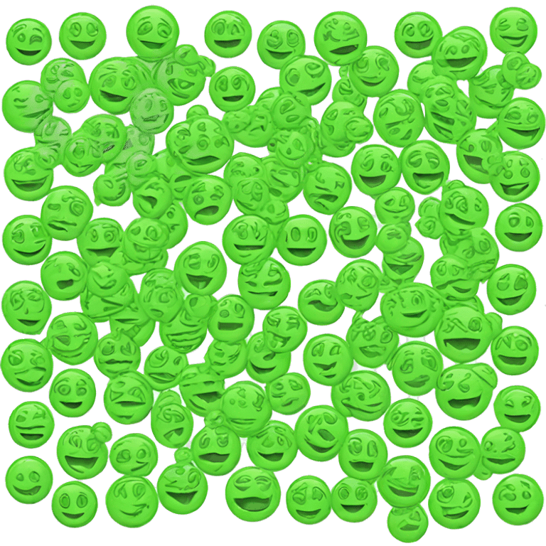 green round generative artificial intelligence emoji