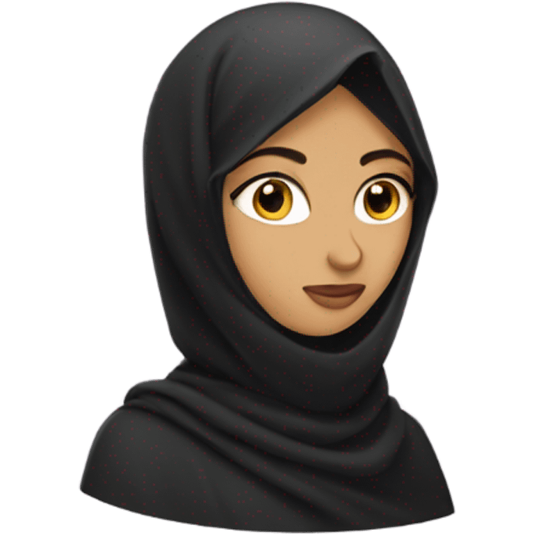 Girl with niqab  emoji