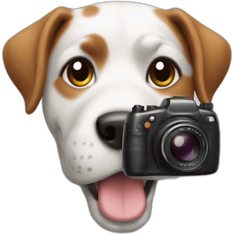 DOG WITH CAMERA emoji