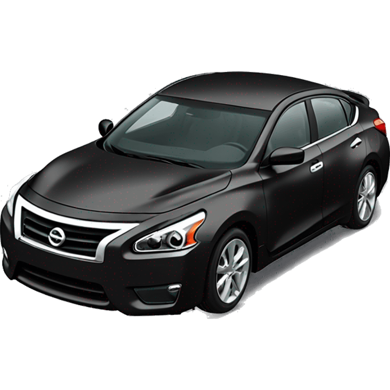 Black Nissan ￼￼￼ altima emoji