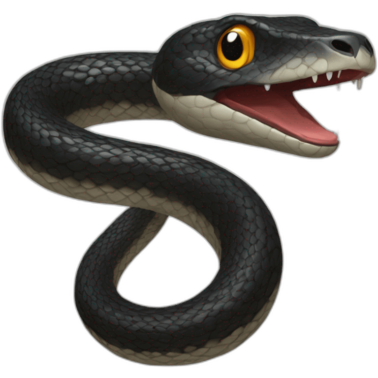 Crow snake emoji