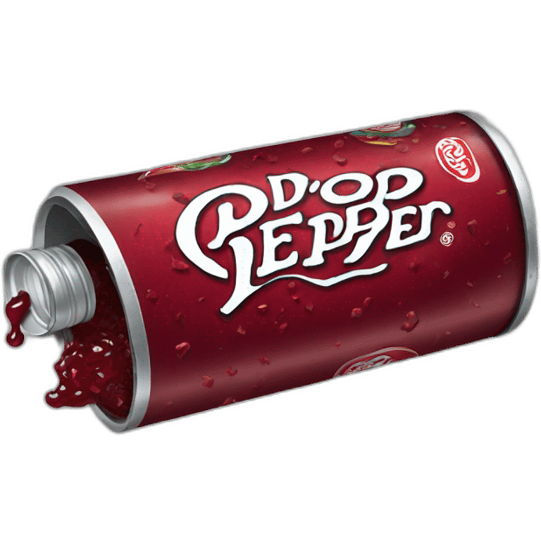 crushed dr pepper can emoji