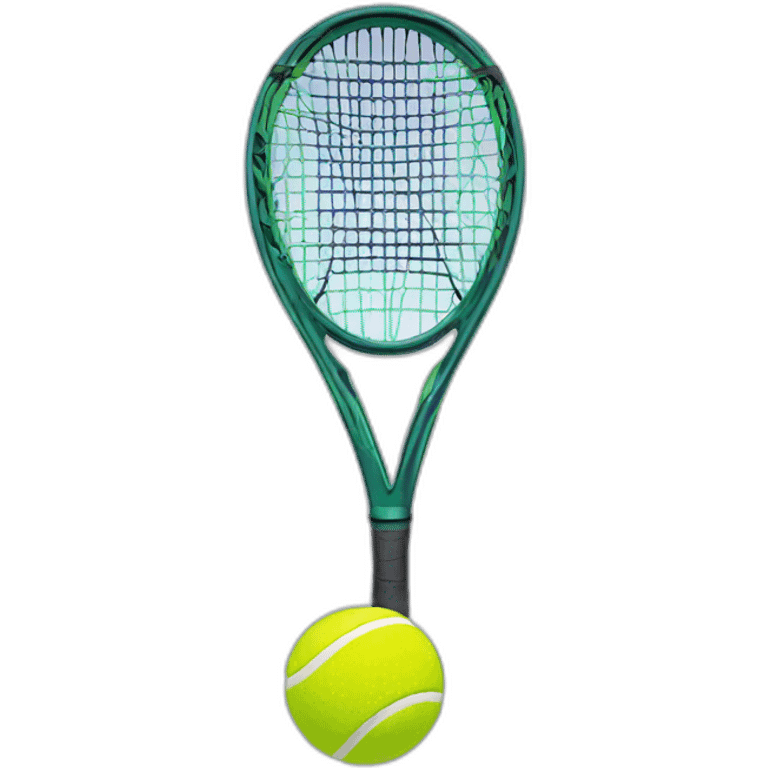 tennis racket with ball emoji