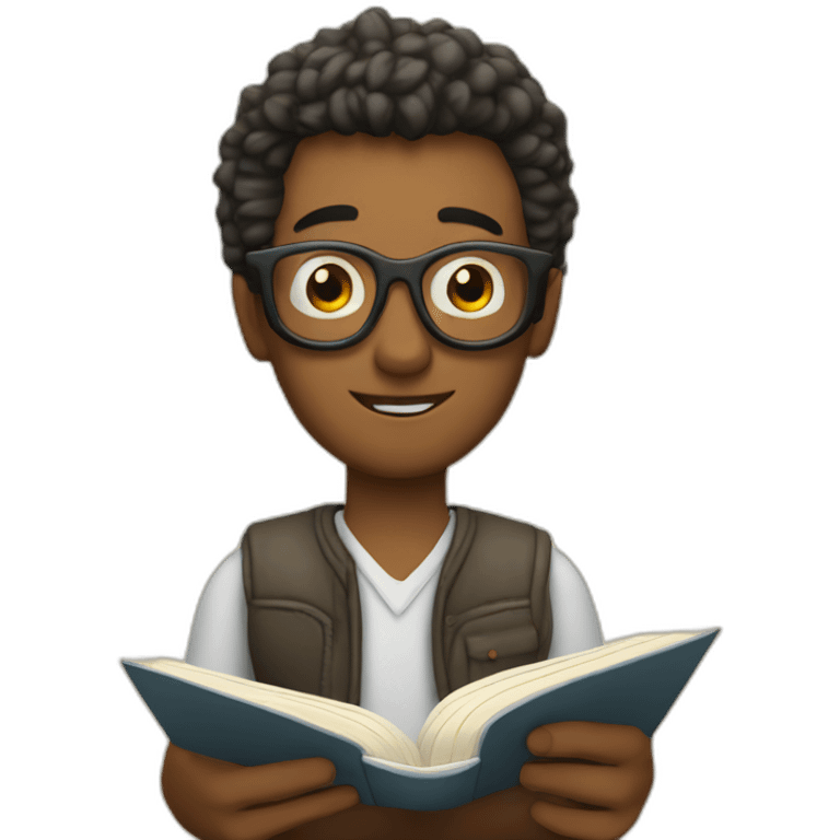 marty mc fly writting a book emoji